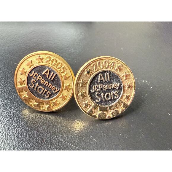 2004-2005 JC Penney All Stars Employee Service Award 10k Gold Filled Lapel Pin - Picture 1 of 7